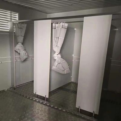 Standaarddikte Moderne stijl Mobiele bouwplaats Prefab Wc Buitenontwerp Sandwichpaneel Draagbaar toilet