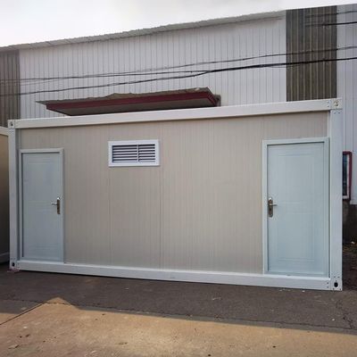 Modern ontwerp vouwbaar geprefabriceerd draagbaar container toilet voor buiten