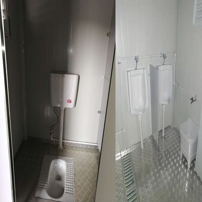 Moderne stijl Multifunctioneel broodje paneel Draagbaar toilet Mobiele douche kamer met lokale standaard elektriciteit