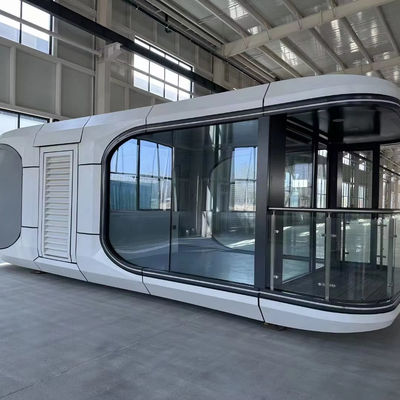 Luxe Outdoor Resort Mobile Prefab Tiny Houses Home Space Capsule Living Container Huis voor Hotel in aangepaste kleur