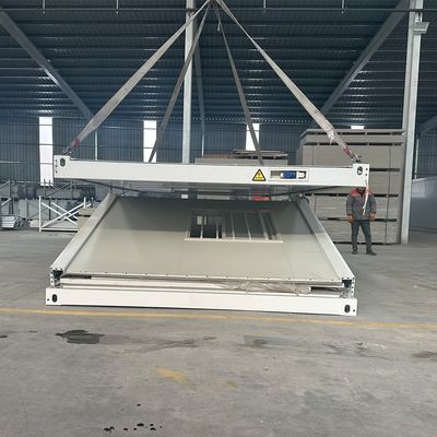 Snel installeer Klaar gemaakt 20ft 30ft 40ft staal glas wol broodje paneel vouwcontainer huis met beveiligingsdeur