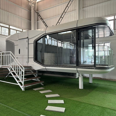 30-40 Jaar Levensduur Staal frame High End Space Capsule House voor op maat gemaakte luxe toerisme en slim leven