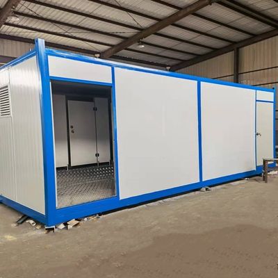 Container toilet gemaakt van sandwich paneel staal frame voor school in wit of op maat gemaakte kleur