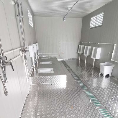 Laag verzendkosten rampenpreventie draagbare camping toilet met 20ft/40ft aangepast ontwerp en standaard dikte