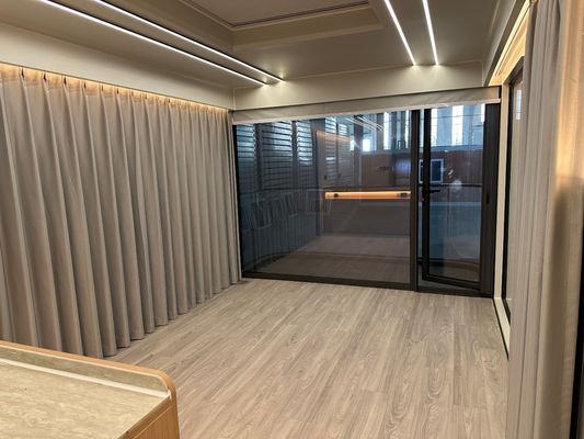 Gegalvaniseerd staal frame modulair prefab container huis voor hotel villa in populair ontwerp en groene huizen