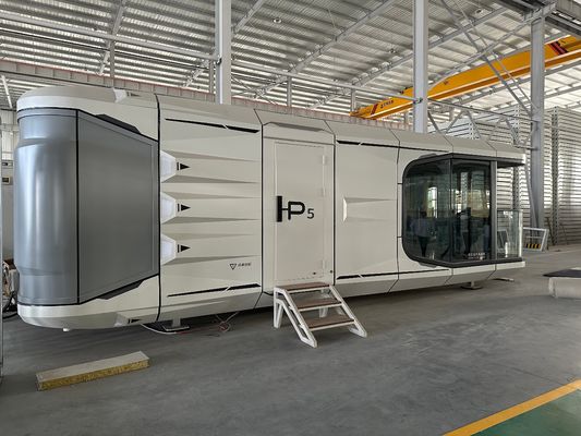 Gegalvaniseerd staal frame modulair prefab container huis voor hotel villa in populair ontwerp en groene huizen