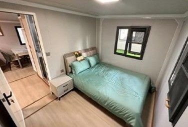 Stabiel, op maat gemaakte, voorgefabriceerde, luxe stalen sandwichpaneel, uitbreidbaar containerhuis met een snelle installatie