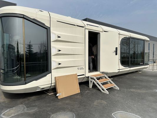Sandwich Panel Door Beste Mobiele Huis Moderne Prefab Huis Luxe Modulair Hotel Woonhuis Villa Ruimte Capsule Huis