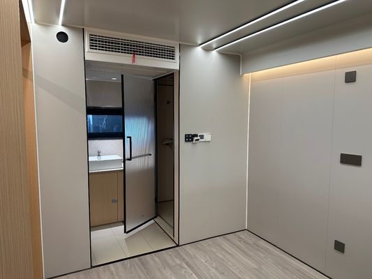 2024 nieuwste ontwerp koolstofarme energiebesparende ruimtecapsule hotel draagbare woonkamer slaapdoos aangepast kleurstaal
