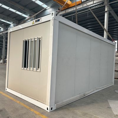 Gemakkelijk monteren Op maat gemaakte opvouwbare prefab huis Moderne draagbare opvouwbare container huis met sandwich paneel