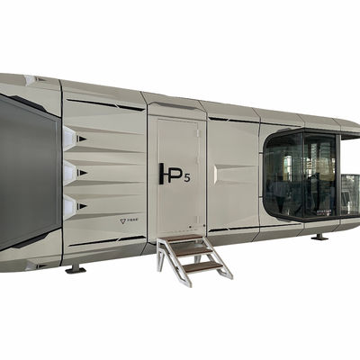 Moderne hotel capsule huis met intelligent besturingssysteem en aangepaste aluminium plaat muur