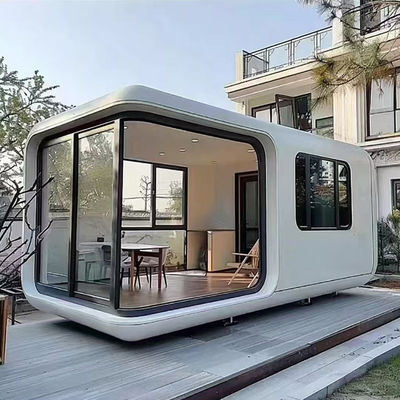 Modern Prefab Design Space Capsule Resort Hotel met sandwichpaneel en 3D-modelontwerp