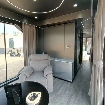 Grafisch ontwerp Prefabricated Outdoor Space Capsule Resort Hotel voor vervoer en lading 20'/40' Container