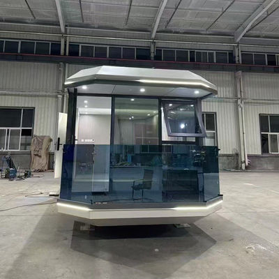 Moderne design ruimte capsule huis voor luxe modulair capsule hotel in aangepaste kleur