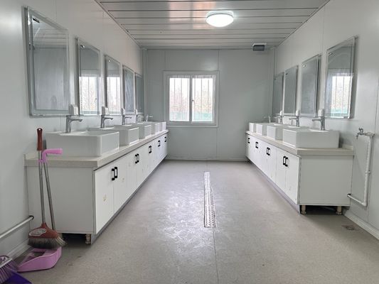 Gebroken brug Aluminium deur Draagbaar mobiele huis voor hotel Prefab mobiele huis 40ft 20ft Prefab container huis
