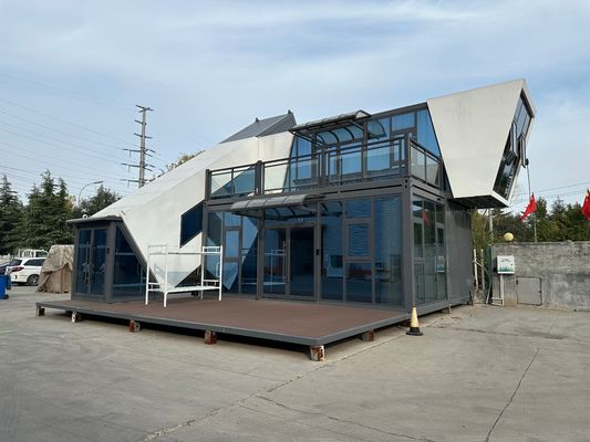 Gebroken brug Aluminium deur Draagbaar mobiele huis voor hotel Prefab mobiele huis 40ft 20ft Prefab container huis