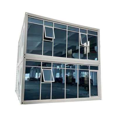 Gemakkelijk te installeren Kleine moderne prefab huizen 20/40 ft Modulair geprefabriceerd afneembare container huis in met aangepaste kleur