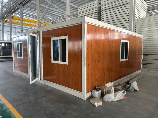 Villa Service Life 15-30 jaar Energie staal frame prefab huizen voor 40 voet gemakkelijk te installeren Container uitbreidbaar huis