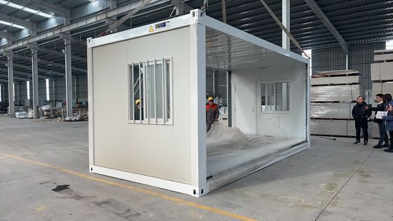 Veiligheidsdeur 20ft 40ft Snelle installatie Prefab vouwbaar Tiny House mobiel Zigzag vouwbaar Container huis voor tijdelijke slaapkamer