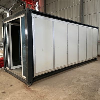 Stalen sandwichpaneel Duurzaam 40 ft 20 ft mobiel uitbreidbaar containerhuis waterdicht lichtframe prefab huis