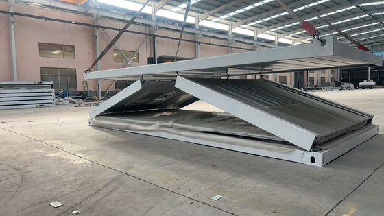 20ft 30ft 40ft Gereed gemaakte generatie staal frame glasvezel dak opvouwbaar container huis voor multifunctionele appartement