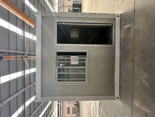 Upgrade Fast Build 20ft 30ft 40ft Customized Modulaire Waterdicht Glas Wol Sandwich Panel Klappend Container Huis met 1