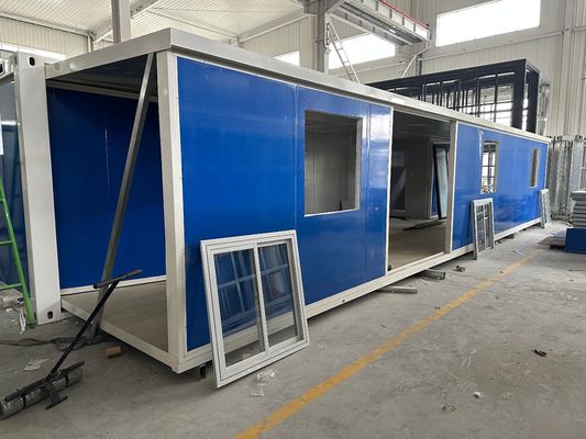 Flat Pack Container House 20ft 40ft Modern Simple Style Draagbaar Mobiele Home Gemakkelijke assemblage