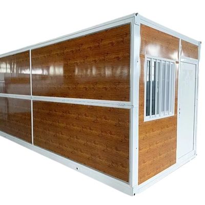 20ft 40ft staal frame modulair geprefabriceerde huizen vouwbaar container huis snelle installatie aangepaste kleuren standaarden
