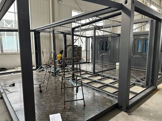 Villa klaar om te verhuizen In 20ft 30ft 40ft Verplaatsbaar uitbreidbaar Containerhuis Huizen Eco-vriendelijk Stalen frame Prefab Containerhuis