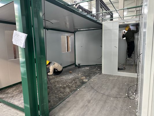 Villa klaar om te verhuizen In 20ft 30ft 40ft Verplaatsbaar uitbreidbaar Containerhuis Huizen Eco-vriendelijk Stalen frame Prefab Containerhuis
