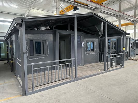 Stalen raam draagbaar woonhuis uitbreidbaar containerhuis voor hedendaagse ontwerp stijl klaar om te verhuizen in 20ft 30ft 40ft