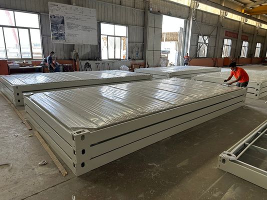 Waterdicht geluidsdicht vouwbaar Draagbaar modern ontwerp Flat Pack Container House voor geïsoleerd mobiele huis