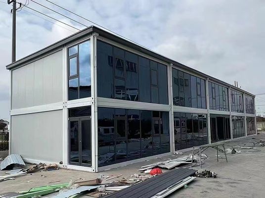 Sandwichpaneel Snelle montage 40'HQ Versending Waterdicht Branddicht Veilig Sterk Stabiel Staal Frame Afneembare Containerhuis