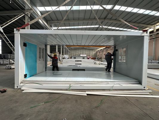 Anytime House Mobiele prefab camping wit vouwbaar opslagcontainer huis voor custom vereiste keuken en home office