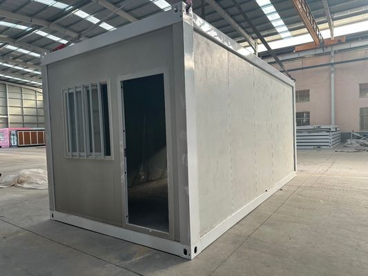 Opvouwbaar containerhuis met aluminium raam snel bouwen 20ft 40ft modulaire campingbox 2 slaapkamer mobiel kleine containerhuizen