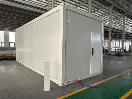 Sandwichpaneel gegalvaniseerd stalen frame innovaties 40ft 20ft snelle installatie flat pack container huis prefab