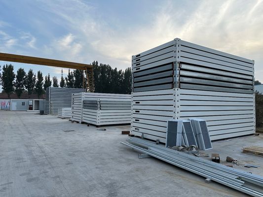 Aanpasbaar Makkelijk te monteren Vlak pak Afneembare woning Brandbestendige prefab containerwoning Huis voor ziekenhuisbehoeften