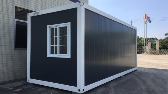 Gemakkelijk te monteren Staal Platte verpakking Mobiele opslag Sandwichpaneel Geprefabriceerde wooncontainer Huis Contemporary Design