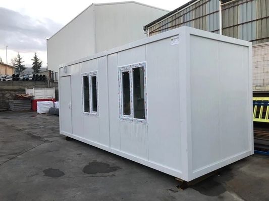 Flexibel samenstellen 20ft 40ft Flat Pack House Container Sandwich Panel Prefab Storage Containers Huizen voor multifunctionele