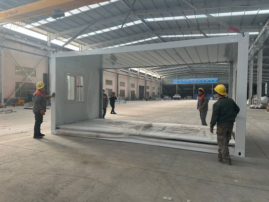 Generatie Verplaatsbaar Klaargemaakt Voorgefabriceerd Draagbaar Stalen Frame Glasvezel Dak Opvouwbaar Container Huis voor Appartement