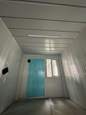 20ft geprefabriceerd opvouwbaar containerhuis met afneembare structuur en aluminium vensterontwerp