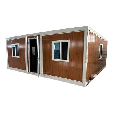 Villa snel bouwen 20 ft 30ft 40ft mobiele uitbreidbare containerhuizen met keuken