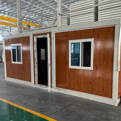 Uitbreidbaar Containerhuis voor mobiele bouwplaats Milieubescherming Recyclebaar