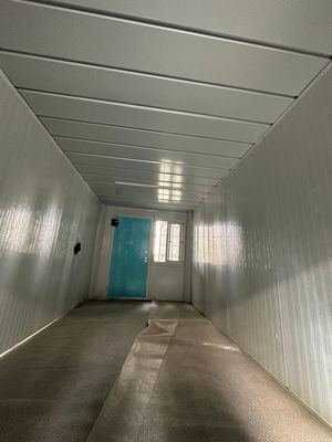20/40 ft waterdicht opvouwbaar container huis op maat gemaakte lay-out prefab huis voor kamperende werknemers' accommodatie