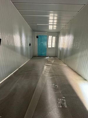 20/40 ft waterdicht opvouwbaar container huis op maat gemaakte lay-out prefab huis voor kamperende werknemers' accommodatie