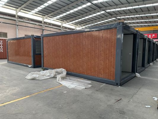 Moderne ontwerpstijl Gemakkelijk te installeren Sandwichpaneel 20 40 ft Prefab vouwcontainer Huizen Stalen frame vouw prefab huis