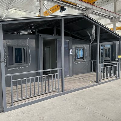 Uitbreidbaar Containerhuis met stalen sandwichpaneel villa voor eenvoudige installatie en modern leven