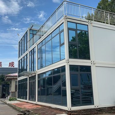 Gebouw Op maat Afneembare Container Geprefabriceerd Kantoor Draagbaar Huis Modulair Bouw Systeem Van Huis