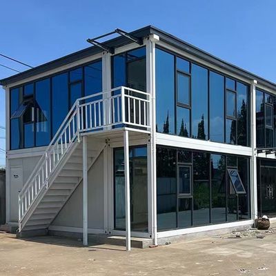 Draagbaar modulair ontwerp sandwichpaneel staal frame afneembare container huis met aangepaste kleur optie