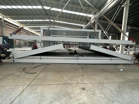 Flexible Quick Assembly 20ft Waterproof Fireproof Folding Frame Container Van House in moderne stijl met beveiligingsdeur